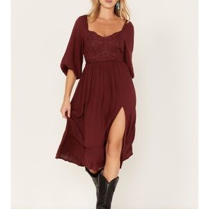 Shyanne dress from Boot Barn. New with Tag! Wine color.